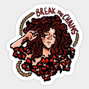 Break the Chains - Eo Red Rising Sticker